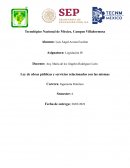 Ley de obras públicas y servicios relacionados con las mismas- Sintesis