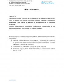 PROBLEMÁTICAS EDUCATIVAS EN EL CONTEXTO. Página 1