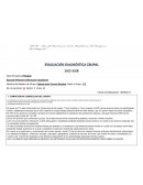 EVALUACIÓN DIAGNÓSTICA GRUPAL