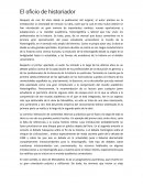 El oficio del historiador