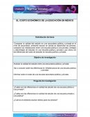 EL COSTO ECONÓMICO DE LA EDUCACIÓN EN MÉXICO
