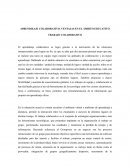 APRENDIZAJE COLABORATIVO. VENTAJAS EN EL ÁMBITO EDUCATIVO