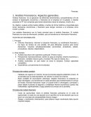 Análisis Financieros. Aspectos generales