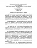 La protección civil y administración de desastres