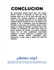 Ejemplo de quein soy a mi proyecto de vida. Página 1