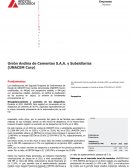 Unión Andina de Cementos S.A.A. y Subsidiarias (UNACEM Corp)