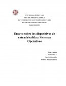 Los Dispositivos de entrada y El Sistema Operativo
