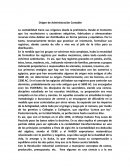 Origen de Administración Contable