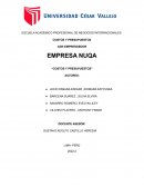 EMPRESA NUQA “COSTOS Y PRESUPUESTOS”