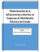 Modernización de la infraestructura eléctrica en Empresas de Distribución Eléctrica del Estado