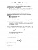 Taller de Repaso de Política Monetaria Segundo Corte