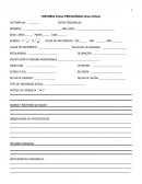 HISTORIA Clínica PSICOLÓGICA (área clínica)