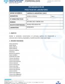 PROGRAMACIÓN DE PRÁCTICAS QUÍMICA