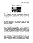 LA CRISIS ECONÓMICA DE 1929