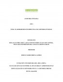 ELABORAREMOS INFORME FINAL DE AUDITORIA INTEGRAL