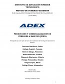PRODUCCIÓN Y COMERCIALIZACIÓN DE CEREALES A BASE DE QUINUA