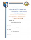 TRABAJO DE INVESTIGACIÓN FORMATIVA EN EL ÁREA DE “DESARROLLO Y LIDERAZGO PERSONAL” “EL AUTOESTIMA”