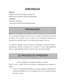 Características Generales Del Aprendizaje Humano