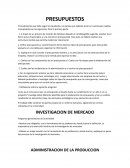 TALLER INDIVIDUAL. PRESUPUESTOS