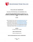 ANÁLISIS PARA IMPLEMENTACIÓN DE ACCESO VIAL A LA AVENIDA ALGARROBOS, DISTRITO DE PIMENTEL-CHICLAYO, 2022