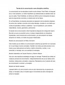 Teorías de la comunicación como disciplina científica