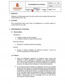 Procedimiento de Atrasos