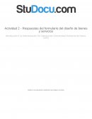 Actividad 2 - Respuestas del formulario del diseño de bienes y servicios