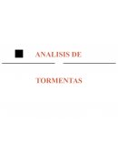 ANALISIS DE TORMENTAS