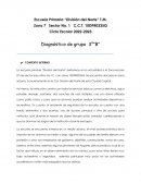 Diagnóstico de grupo 3°”B”