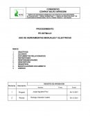 USO DE HERRAMIENTAS MANUALES Y ELECTRICAS