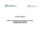 PLAN DE TRABAJO SERVICIO DE DRAGADO Y NIVELACION DE RELAVES EX
