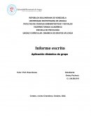 UNIDAD CURRICULAR: DINÁMICA DE GRUPOS APLICADA