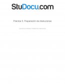 Practica de disoluciones