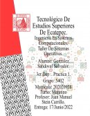 Taller de sistemas operativos