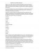 Ensayo de las redes sociales