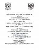 PRÁCTICA 3 ANÁLISIS DE SEÑALES DETERMINÍSTICAS BÁSICAS
