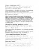 Morteros estipulados por el INHA