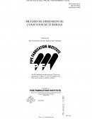 METODO DE DIMENSION DE CONJUNTOS DE TUBERIAS