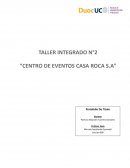Informe de portafolio de título: Asesoría contable a la empresa centro de eventos Casa Roca S.A