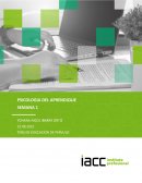 Respuesta semana 1 PSICOLOGIA DE LA NIÑEZ