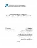 Breve Reseña y Surgimiento del Desarrollo Organizacional