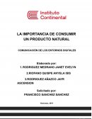 LA IMPORTANCIA DE CONSUMIR UN PRODUCTO NATURAL