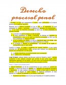 Derecho procesal penal. Objetivo del proceso penal