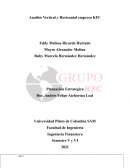 KFC ANALISIS HORIZONTAL