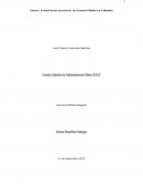 Ensayo: Evoluciòn del ejercicio de la Gerencia Pùblica en Colombia