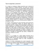 Tipos de seguridad y prevención