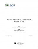 REGIMEN LEGAL EN LOS MEDIOS INTERACTIVOS
