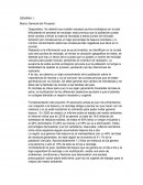 Marco General del Proyecto