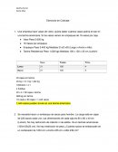 Ejercicios de Cubicaje