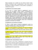 La globalización como fenómeno político, tecnológico y social